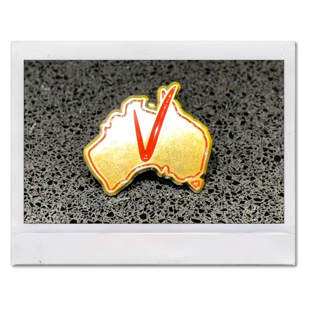 Australian Veteran Supporter Pin