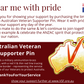 Australian Veteran Supporter Pin